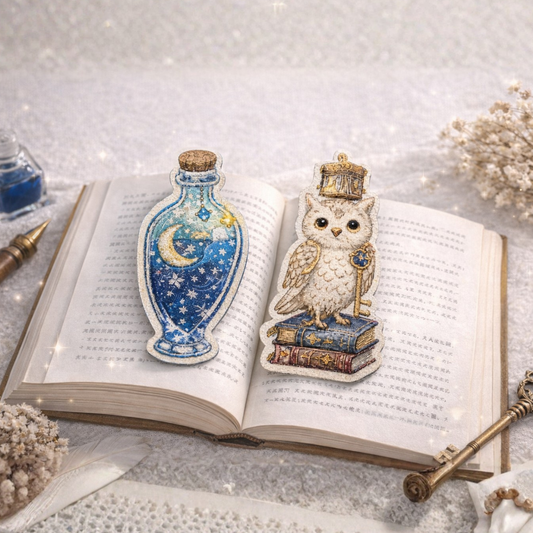 織りｘダイカットブックマーカー